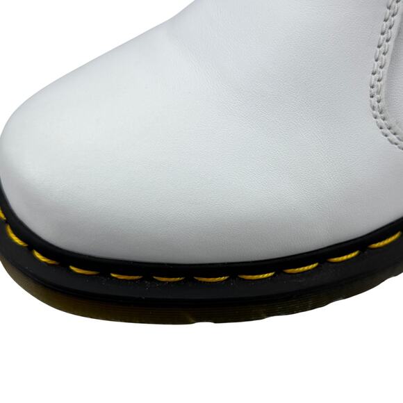 NWOT DR. MARTEN 2976 Yellow Stitch Smooth Leather Chelsea Boots Women US 11 - Picture 12 of 14